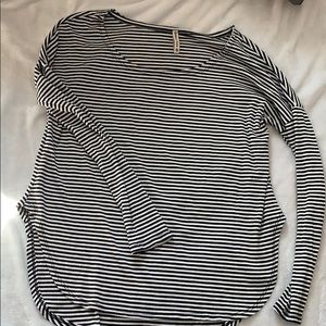 Long sleeve Black & white shirt